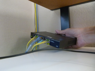 スイッチング・ハブ設置例 スイッチングハブ-20161001